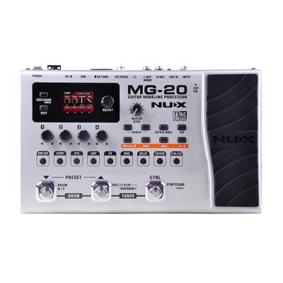 China GUITAR NUT MG-20 Full Multi Effects Processor Guitar Pedal For Sale With Drum And Expression Loop Machine for sale