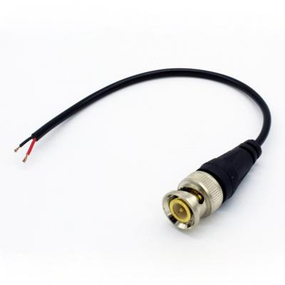 China audio & CCTV Video Accessories Grade RG59 Screw Video Copper Core Connector Male Female BNC Connector De 18 Inches With Cable for sale