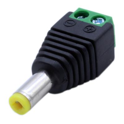 China Power Screw Plug Adapter Fasten 10A 2 Pin Cctv Power Jack 12v Wire Bnc And Dc Male Female Multiple Pin Connector for sale