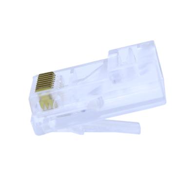 China UTP CAT5 Wired Network Modular Plug 8P8C Cat6 Cat5 Rg45 8 Pin Price Female Ethernet Pass Through RJ45 Jack Connector for sale