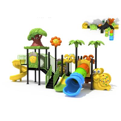 China Durable Plastic Slide Galvanized Useful Metal Preschool Toddler Outdoor Playground for sale