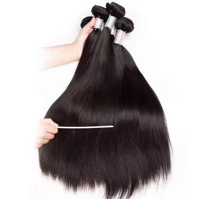 China 10A Wave Women Hair Extension 100% Silky Straight Virgin Brazilian Hair Bundles Inch Silky Straight Hair. length 8inch-32 smoothly for sale