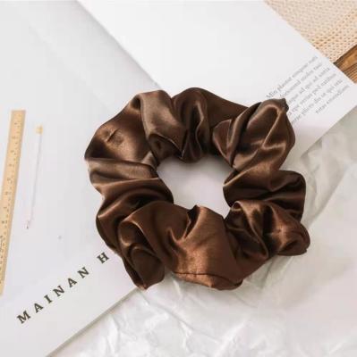 China Factory new high tenacity silk elastic hair satin hair ties creative luminous ponytail hair bands hair scrunchies for girl for sale