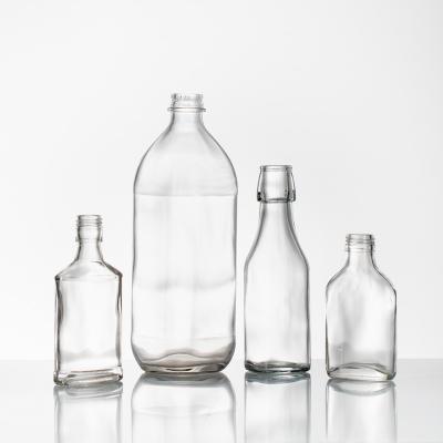 China New Arrival Recycled Wine Glass Size Wine Bottle Fruit Wine Glass Bottle for sale