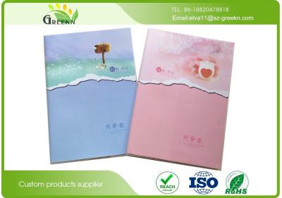 China Cadernos alinhados Softcover da impressão Flexographic para os estudantes ROHS à venda