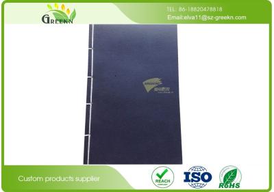 China Línea manual cuadernos obligatorios cosidos, cuadernos de la escuela vieja de la cubierta del papel de Kraft en venta