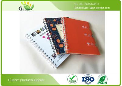 China 100 Sheets Spiral Bound Journal Notebook For Office / School / Advertising Promotion for sale