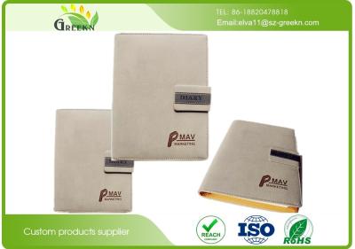 China 6 Ring Loose Leaf Notebook with PU Leather Cover Custom Various Styles for sale