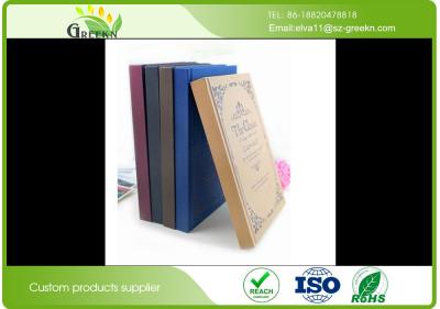 China Costom Colorful Catalogue Hard Cover Notebook with Film Lamination Surface Finish for sale