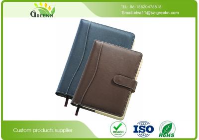 China A4 PU Paperback Custom Bound Notebooks for Adversiting Promotion / Office Daily Use for sale