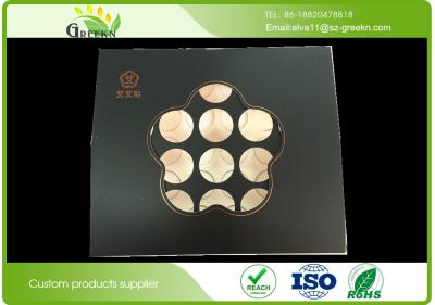 China Recycled Black Display Custom Packaging Boxes with Rectangle / Square / Circular Shape for sale