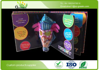 China SGS Paperboard Children Snappy Pop Up Books with Eco CMYK Pantone Full Color for sale