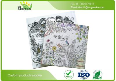 China Coloring Books for Sdults Relieve Stress , Eco Secret Garden Adult Drawing Books for sale