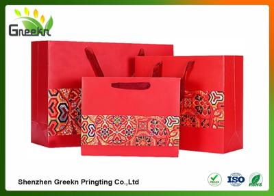 China Offset Printing Surface Paper Gift Bags with Handling Design for Wedding for sale