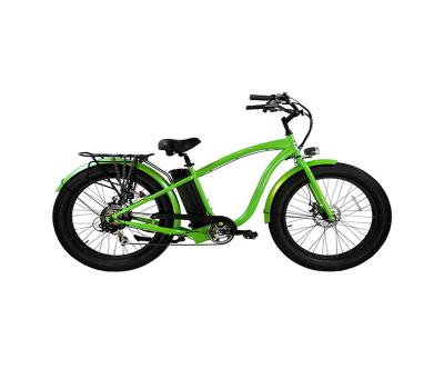 China Fat tire power bike/500w rear electric beach big aluminum alloy stand electric bicycle/26' mountain e bike for sale