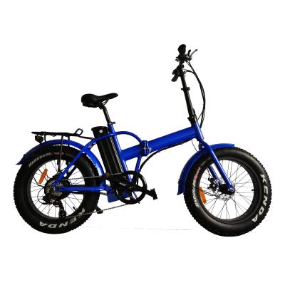 China Aluminum Alloy 400W Mountain Fat Tire Bike Mini Electric Folding Bike 20