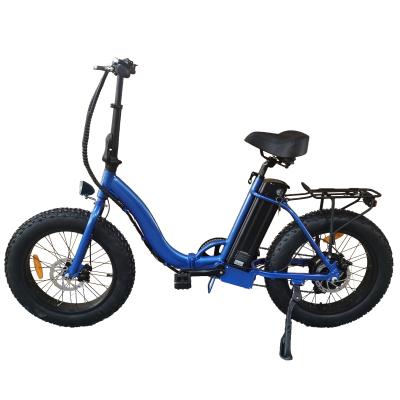 China Luxury fat tire 500w e bike folding 750w electric bicycle 20 inch wheel snow beach cruiser for sale