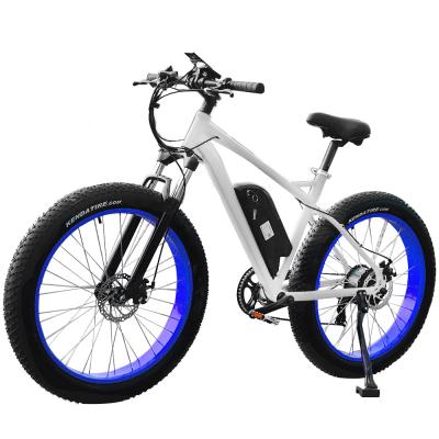 China Ristar 2022 aluminum alloy 6061 wheel fat beach electric bike mountain electric bike fat tire with 18650 lithium battery 48v 15.6ah electric bike for sale