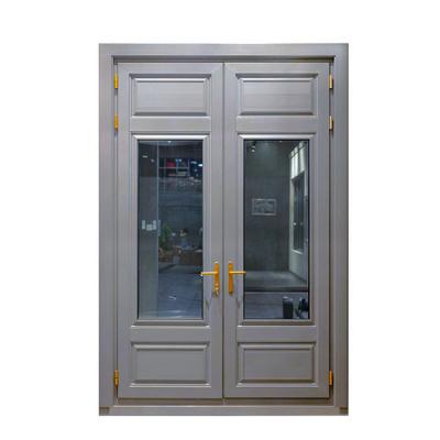 China 2022 Anti-theft China Made Double Glass Front Door Designs for sale