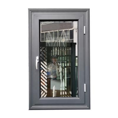 China Magnetic Screen Customization Waterproof Whole Glass Aluminum Window With Frame for sale