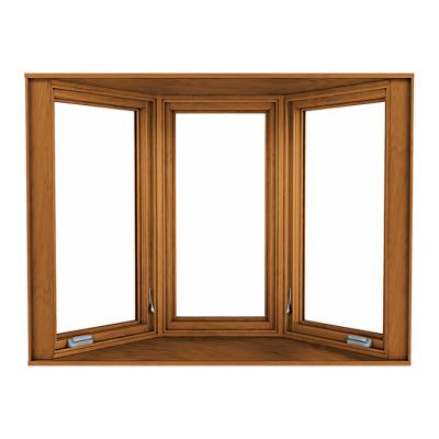 China Modern 3 Pane Picture Aluminum Alloy Corner Arch Window PICS for sale