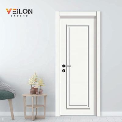 China Veilon Modern Modern Wooden Walk In Doors Design Solid Wood Door for sale