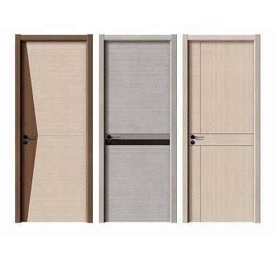 China Wholesale Custom Sound Insulation Simple Design Interior Wooden Solid Wood Door Full For Home for sale