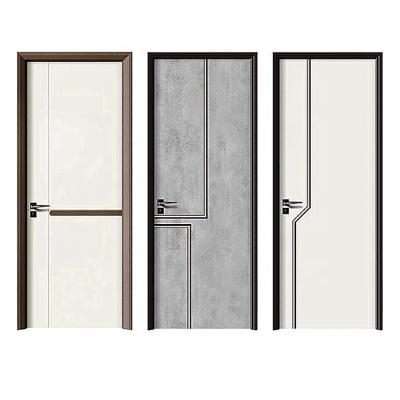 China Fashion Modern Single Door Design Bedroom Waterproof Wooden Door for sale