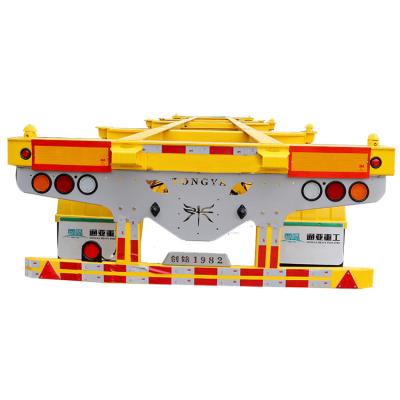 China Truck Trailer Hot Sale High Standard Eco-Friendly Small Semi Dump Skeleton Trailer For Truck for sale