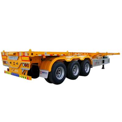 China Truck Trailer Manufacturer Wholesale Professional Multifunctional Container Semi Skeleton Trailer for sale