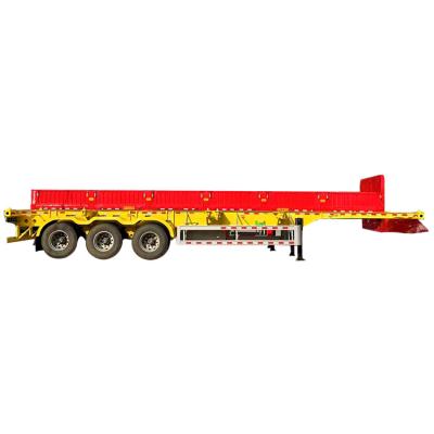 China Truck Trailer Factory Direct Price Heavy Duty Tandem Drop Frame Mini Skeleton Trailer For Sale for sale