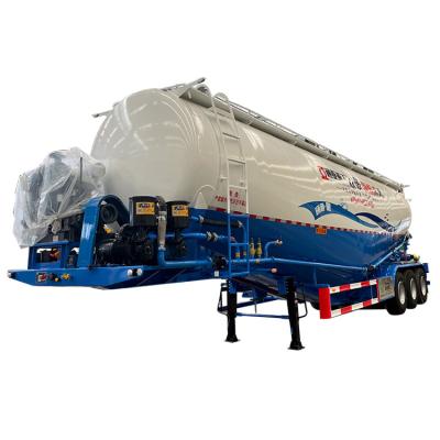 China Truck Trailer Cheap Price Multifunctional Transport Powder Material Tank Semi Bulk Cement Trailer for sale