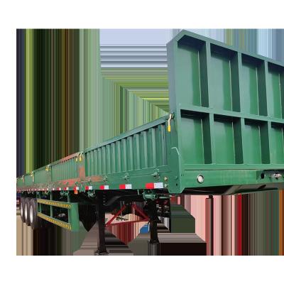 China Truck Trailer Low Price Finely Processed Full Cargo Utility Enclosed Drop Side Trailer For Sale for sale