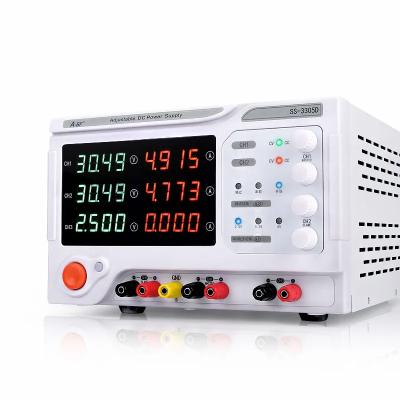 China No A-BF DC Lab Switching Power Supply Bench Source Stabilized Voltage Regulator Four Digits Multi Channel Three Way Power Bench 30V for sale