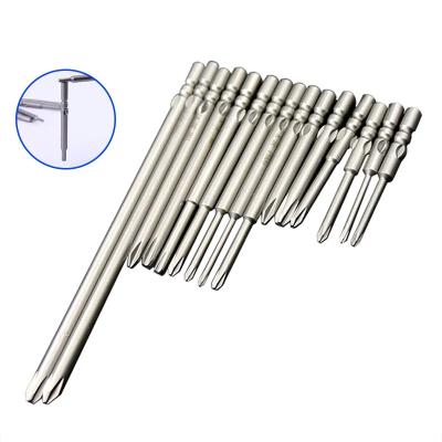 China Steel A-BF 6MM Screwdriver Batches Tips Cross Electric Head Imported S2 Alloy Steel Material Multi-standard Phillips Hex Batch Tips for sale