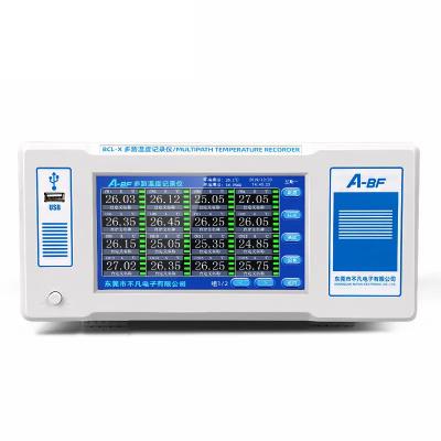 China Standing Station A-BF Multi-channel Temperature data logger 5 inch 7 inch Full screen Touch Industrial 8 Way 16 Way 32 Way Temperature recorder for sale