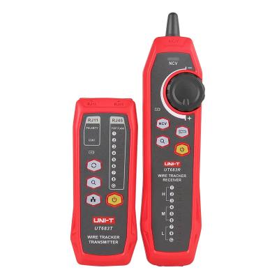 China A-BF & UNI-T UT683KIT Lan Tester Network Wire Tracer Cable Tracker RJ45 RJ11 Telephone Line Finder Repairing Networking Tool UT683KIT for sale