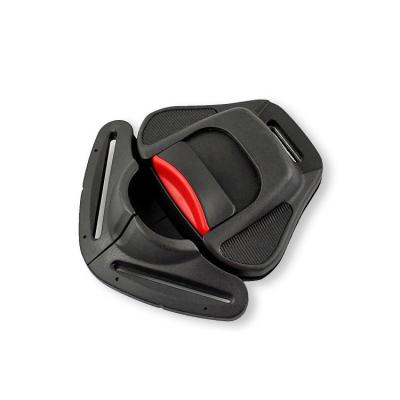 China Plastic+metal 38mm popular plastic and metal materials belt buckle for car seat for sale