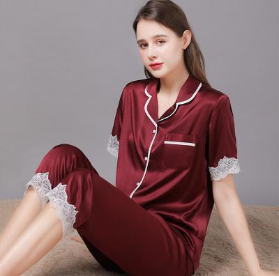 China New QUICK DRY line of high quality suit women's summer pajamas suit for sale