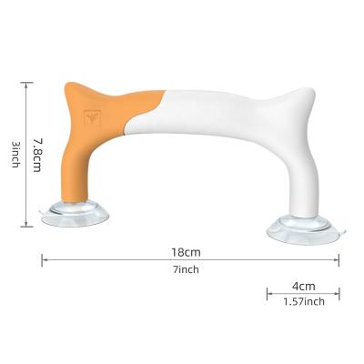 China Detachable Design Cute Cartoon Household Suction Ruler Handle Cup Suction Cup Handle for sale