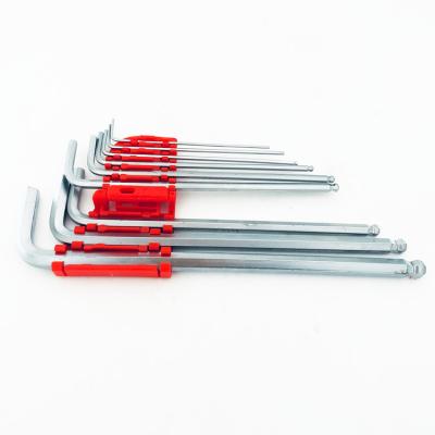 China Carbon Steel Hex Wrench Open End Wrench Inner Hex Key Set for sale