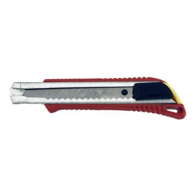 China Slide Open 18MM Custom Retractable Knife Utility Cutter for sale