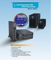 中国 RTLシリーズ1-5KVAライン相互純粋な正弦波UPS 販売のため