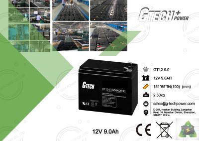 China regulierte Blei-Säure-Batterie 12v 9ah wieder aufladbares Ventil für Ups System zu verkaufen