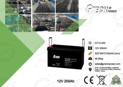 China Terminal F1 Sealed Lead Acid Battery 12v 200ah For UPS Telecom for sale