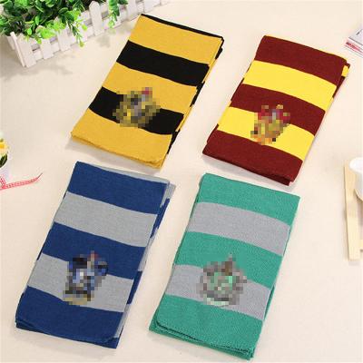 China Hermione Ron Hogwarts Party/Cosplay School Scarf With Ultra Soft School Logo for sale