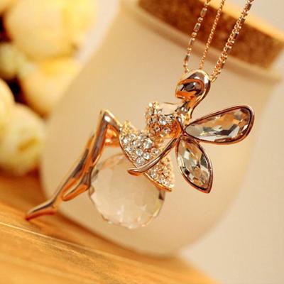 China FASHIONABLE Women Fashion Butterfly Fairy Chain Necklace Pendant for sale