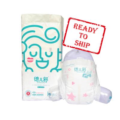 China Printed Ready To Ship Wholesale Cheap Baby Diapers Premium Healthy Disposable A Grade Baby Diapers Pants for sale