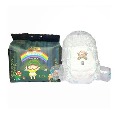 China Free Sample Wholesale OEM Custom Print Disposable Baby Diapers Soft Breathable Soft Comfy Diapers Grade Baby Diapers for sale