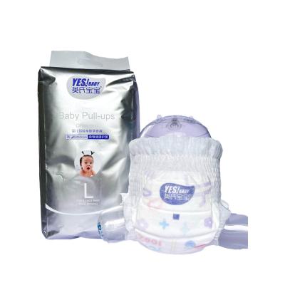 China Free Sample China Factory Supply Printed Newborn Baby Boy Diapers A Grade Baby Pull Up Diapers for sale